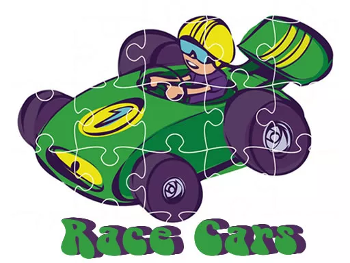 Race Cars Jigsaw - game thumbnail image