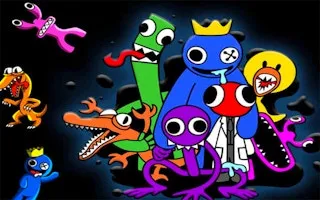 Rainbow Friends Sliding Puzzle - game thumbnail image