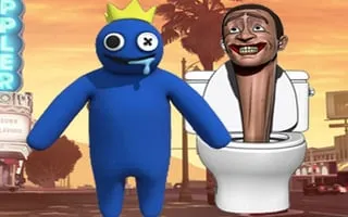 Rainbow Friends VS Skibidi Toilet - game thumbnail image