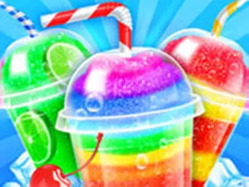 Rainbow Frozen Slushy Truck - Summer Desserts - game thumbnail image