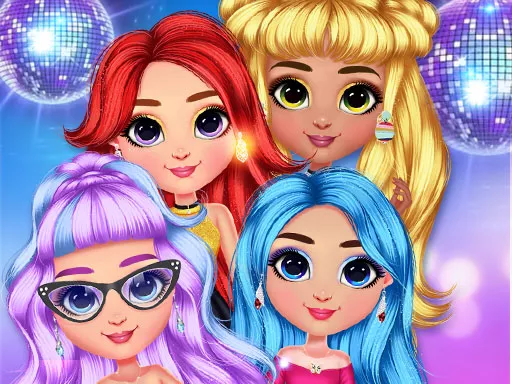 Rainbow Girls NYE Fashion - game thumbnail image