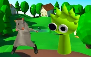 Ratomilton Meets Sprunki Physics Puzzle Adventure - game thumbnail image