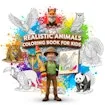 Realistic Animals Coloring Book for Kids game thumbnail image