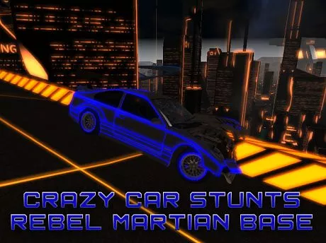 Rebel Martian Base Crazy Car Stunts - game thumbnail image