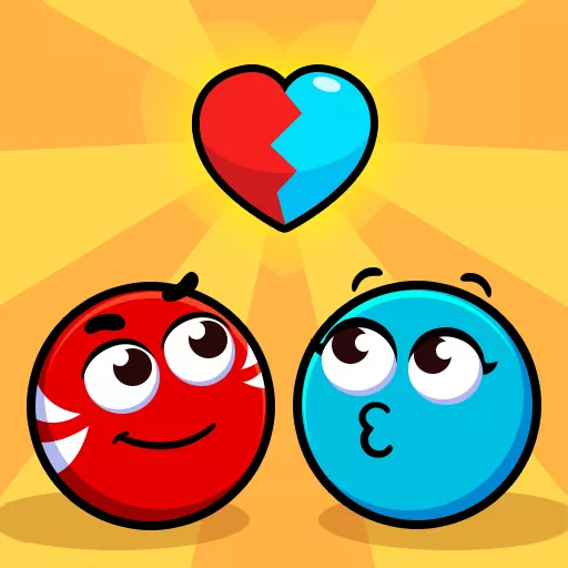 RED AND BLUE BALL CUPID LOVE - game thumbnail image