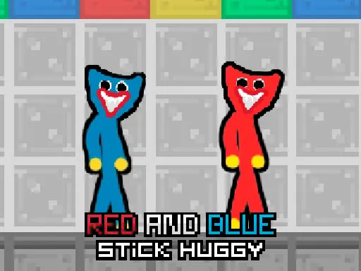 Red and Blue Stick Huggy - game thumbnail image