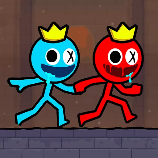 RED AND BLUE STICKMAN 2 - game thumbnail image