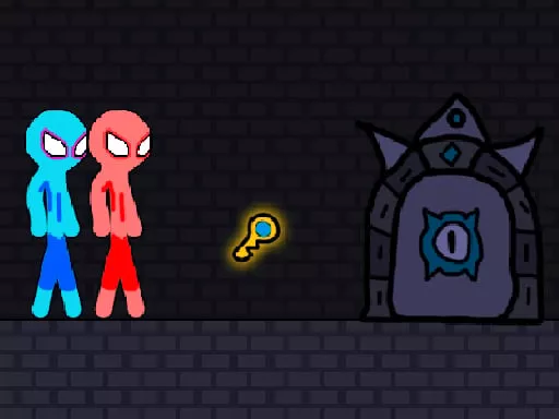 Red and Blue Stickman Rope - game thumbnail image