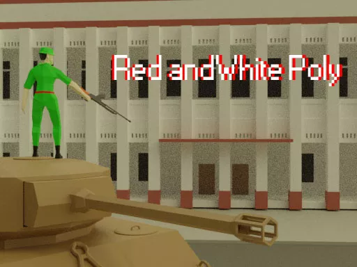 Red and White Poly - game thumbnail image