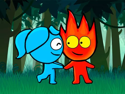 Red boy and Blue Girl Forest Adventure - game thumbnail image