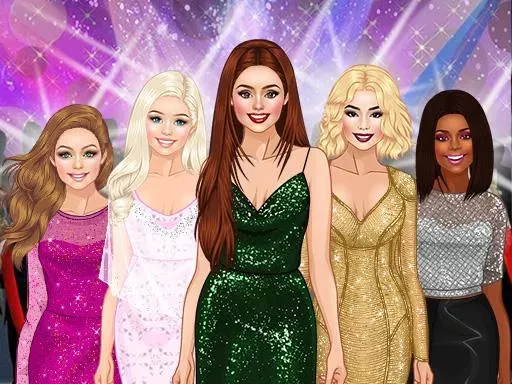 Red Carpet Dress Up Game for Girl - game thumbnail image