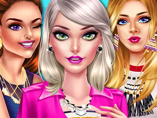 Red Carpet Dress Up Girls Game - game thumbnail image