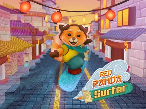 Red Panda Surfer - game thumbnail image