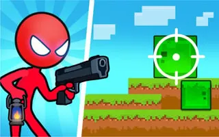 Red Stickman vs Monster School 2 - game thumbnail image