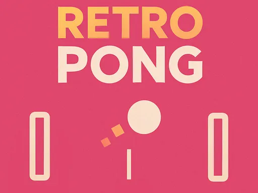 Retro Pong - game thumbnail image