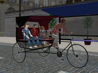 Rickshaw Driving game thumbnail image