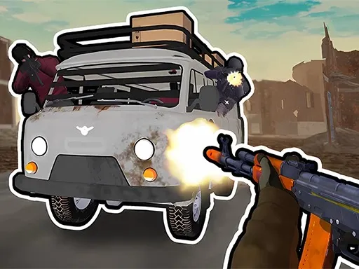 Road Chase. Shooter Realistic Guns - game thumbnail image
