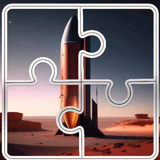Rocket Jigsaw Picture Puzzle game thumbnail image
