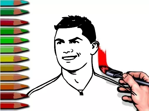 Ronaldo Coloring Book - game thumbnail image