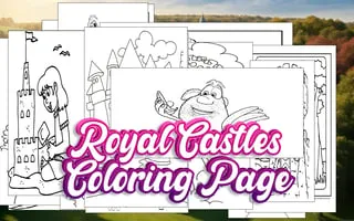 Royal Castles Coloring Page - game thumbnail image