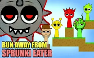 Run Away from Sprunki Eater - game thumbnail image