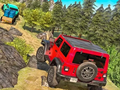 Safari Jeep Car Parking Sim : Jungle Adventure 3D - game thumbnail image