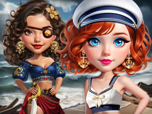 Sailor Chic vs Pirate Charm game thumbnail image