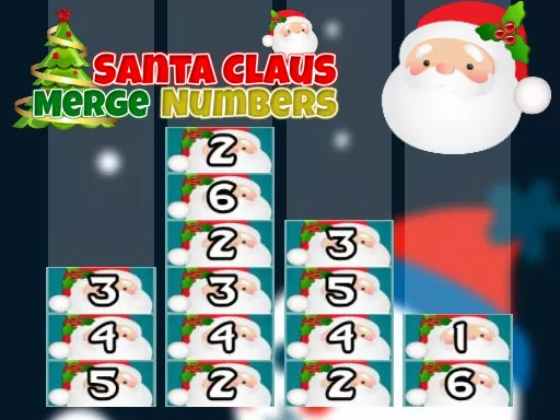 Santa Claus Merge Numbers - game thumbnail image