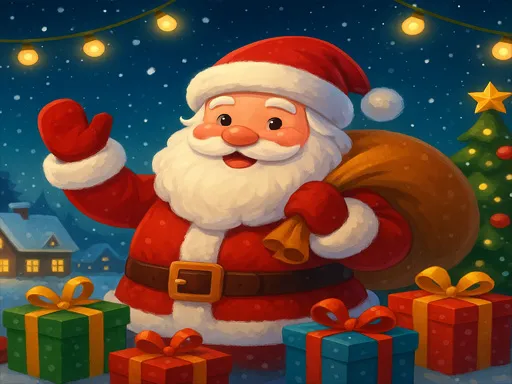 Santa  Collecting gifts - game thumbnail image