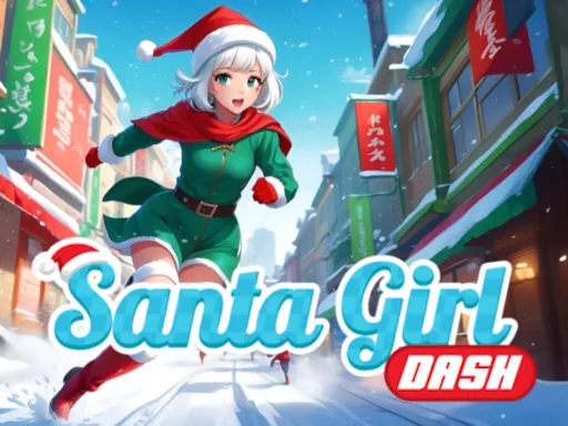 Santa Girl Dash - game thumbnail image