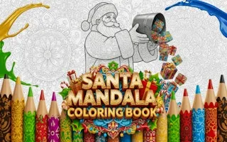 Santa Mandala Coloring Book - game thumbnail image