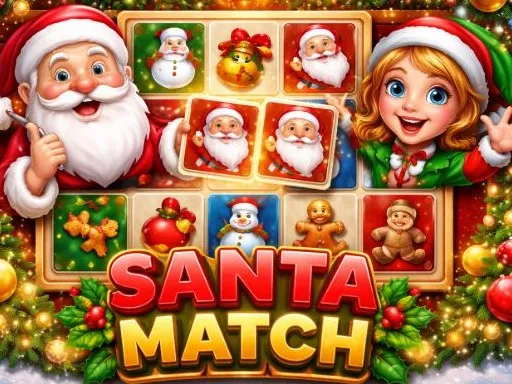 Santa Matching Game - game thumbnail image