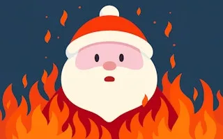 Santa on Fire - game thumbnail image
