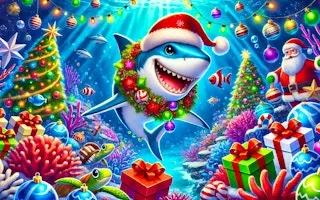 Santa Shark - game thumbnail image