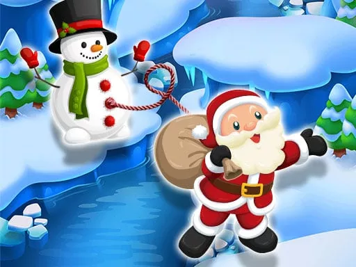 Santa SnowMan Jump - game thumbnail image