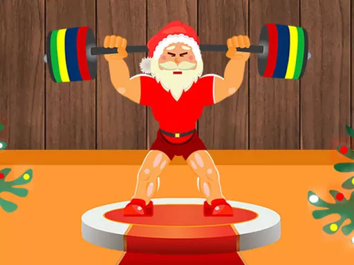 Santa Weightlifter - game thumbnail image