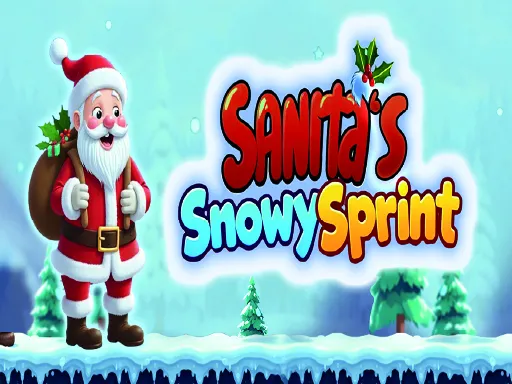 Santas Snowy Sprint - game thumbnail image