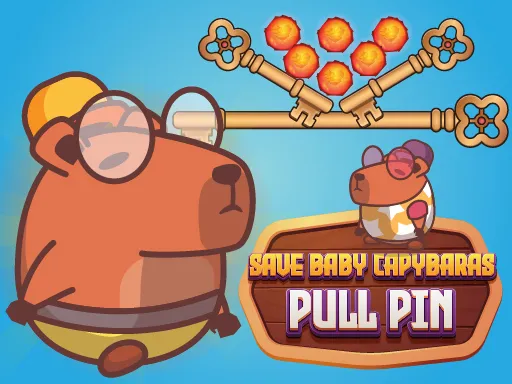 Save Baby Capybaras - Pull Pin - game thumbnail image