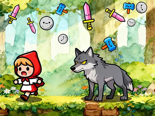Save little red hood - game thumbnail image