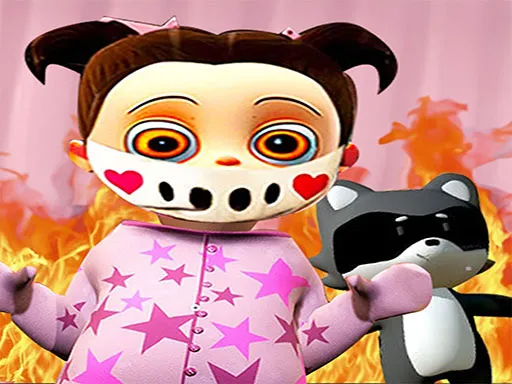 Scary Baby Pink Horror Game - game thumbnail image