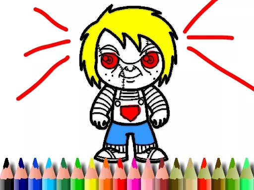 Scary Boy Coloring Book - game thumbnail image
