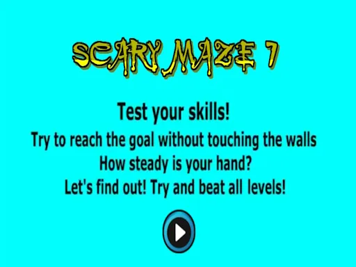Scary Maze 7 game thumbnail image