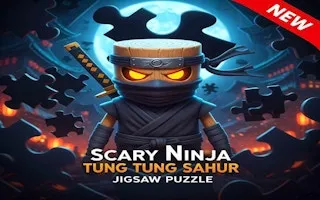 Scary Ninja Tung Tung Sahur Jigsaw Puzzle - game thumbnail image