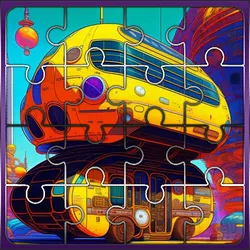 School Bus Jigsaw Block Puzzle - game thumbnail image