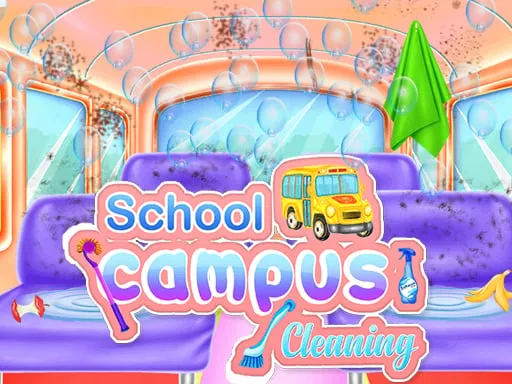 School Campus Cleaning - game thumbnail image