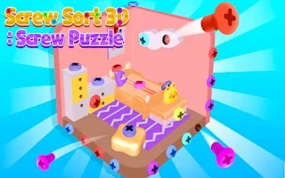 Screw Sort 3D Screw Puzzle - game thumbnail image