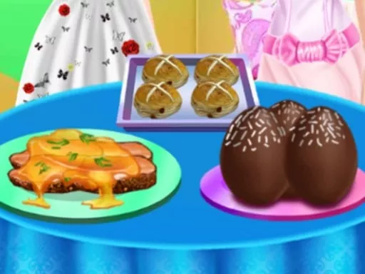 Sisters Happy Easter Delicious Food 2 - game thumbnail image
