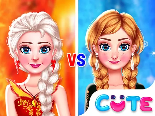 Sisters Ice Vs Flame - game thumbnail image