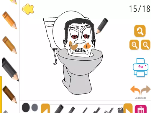 Skibidi  Coloring - game thumbnail image