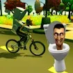 Skibidi Toilet Bike Riding game thumbnail image